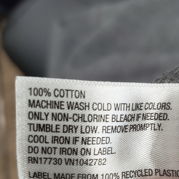 Mossimo Grey Cotton Long Sleeve Medium Shirt - Picture 6 of 6